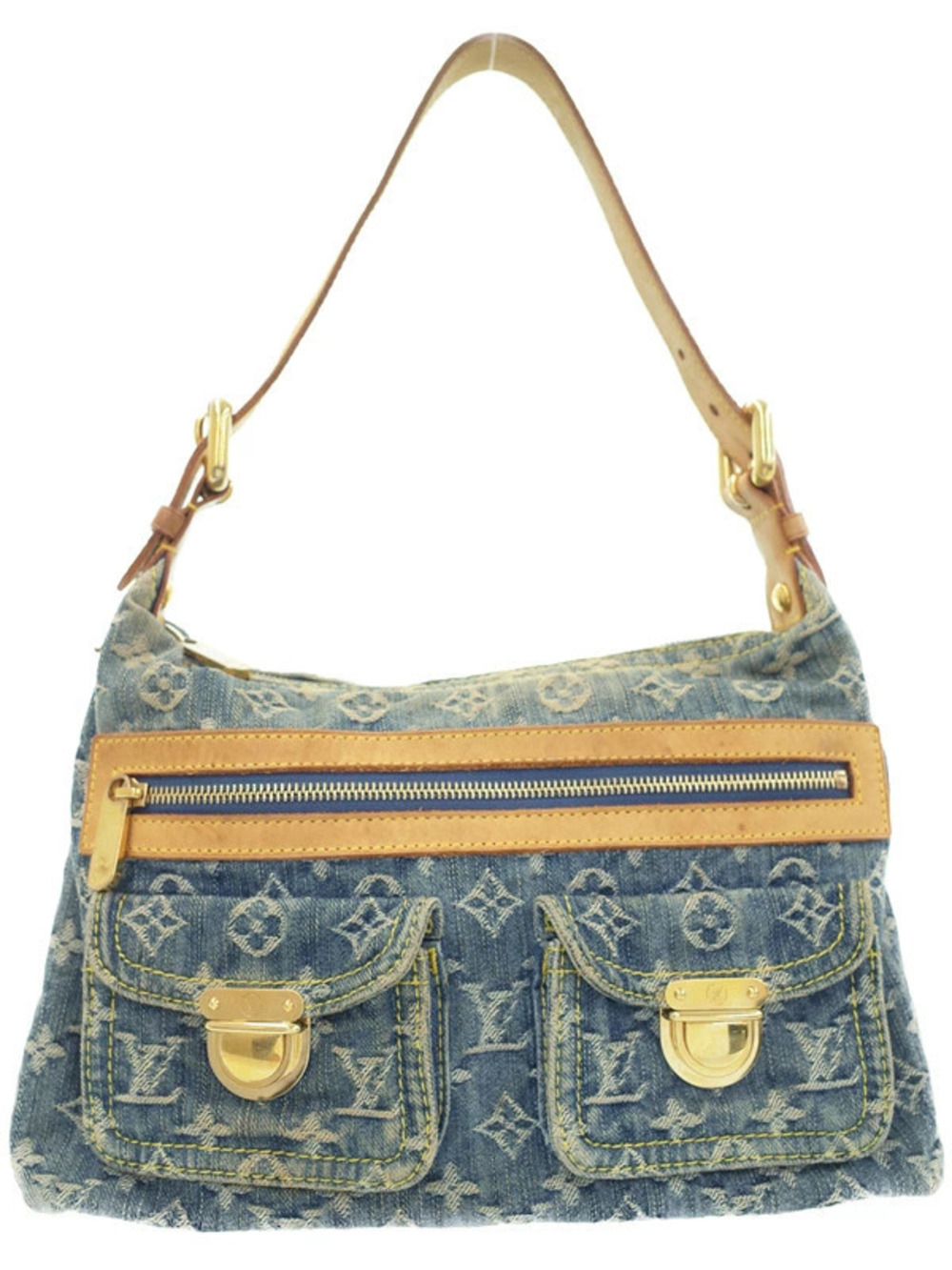 Louis Vuitton Monogram Denim Baggy Shoulder Bag